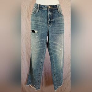 Flamingo Distressed Women's Jeans ~ Sz 30/10/Lg